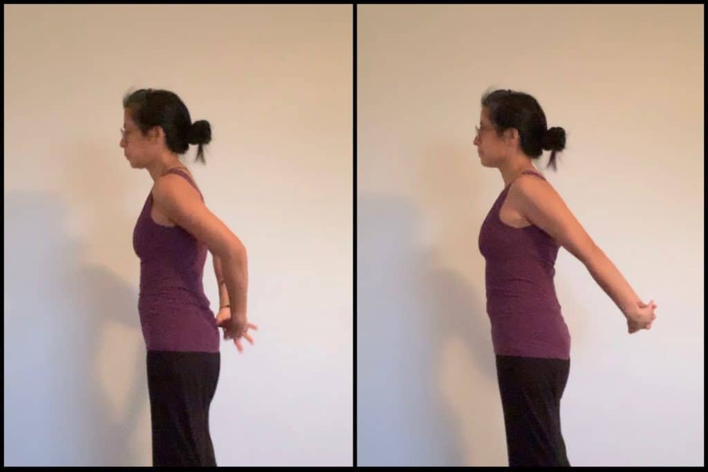 Shoulder Stretch. Exercise for your Voice