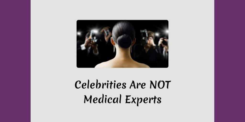 MoveMedics Blog. Celebs Are Not Medical Experts