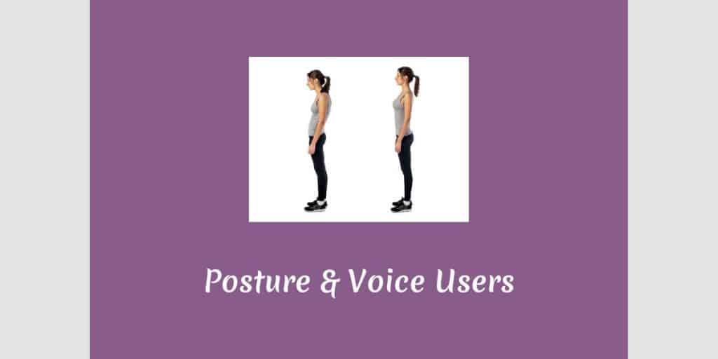 Voice Physio Blog. Posture and Singing